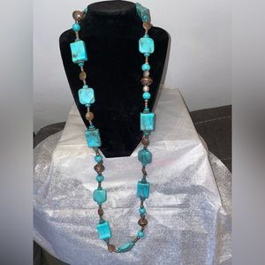 Vintage Moroccan Turquoise Stone Necklace